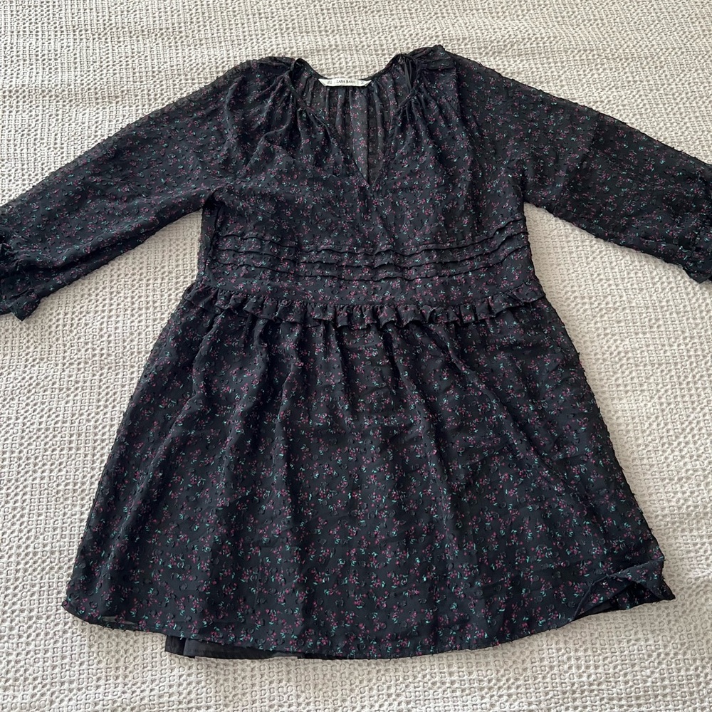 zara floral dress